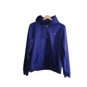 UNDER ARMOUR Womens Full Zip Athletic Hoodie Size L/G
